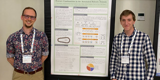 Dominik Schmid and Till Schallau presenting their Poster at IV 2025